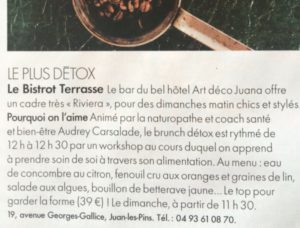 Audrey carsalade anime le corner détox du Juana